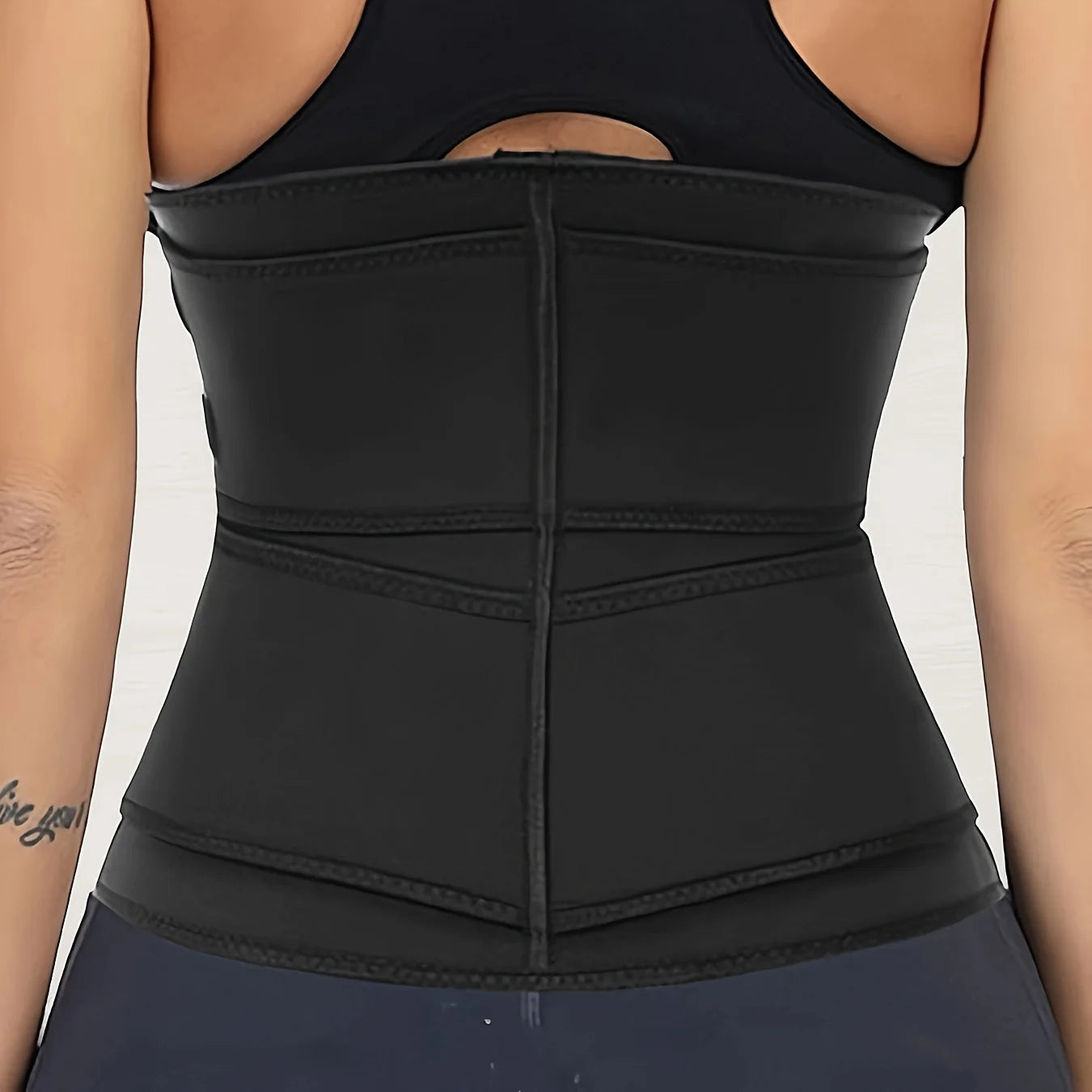 Dynamic Women's Waist Trainer Slimming Belt Sweating Adjustable Zipper Reinforced Body Shaping Waist Belt