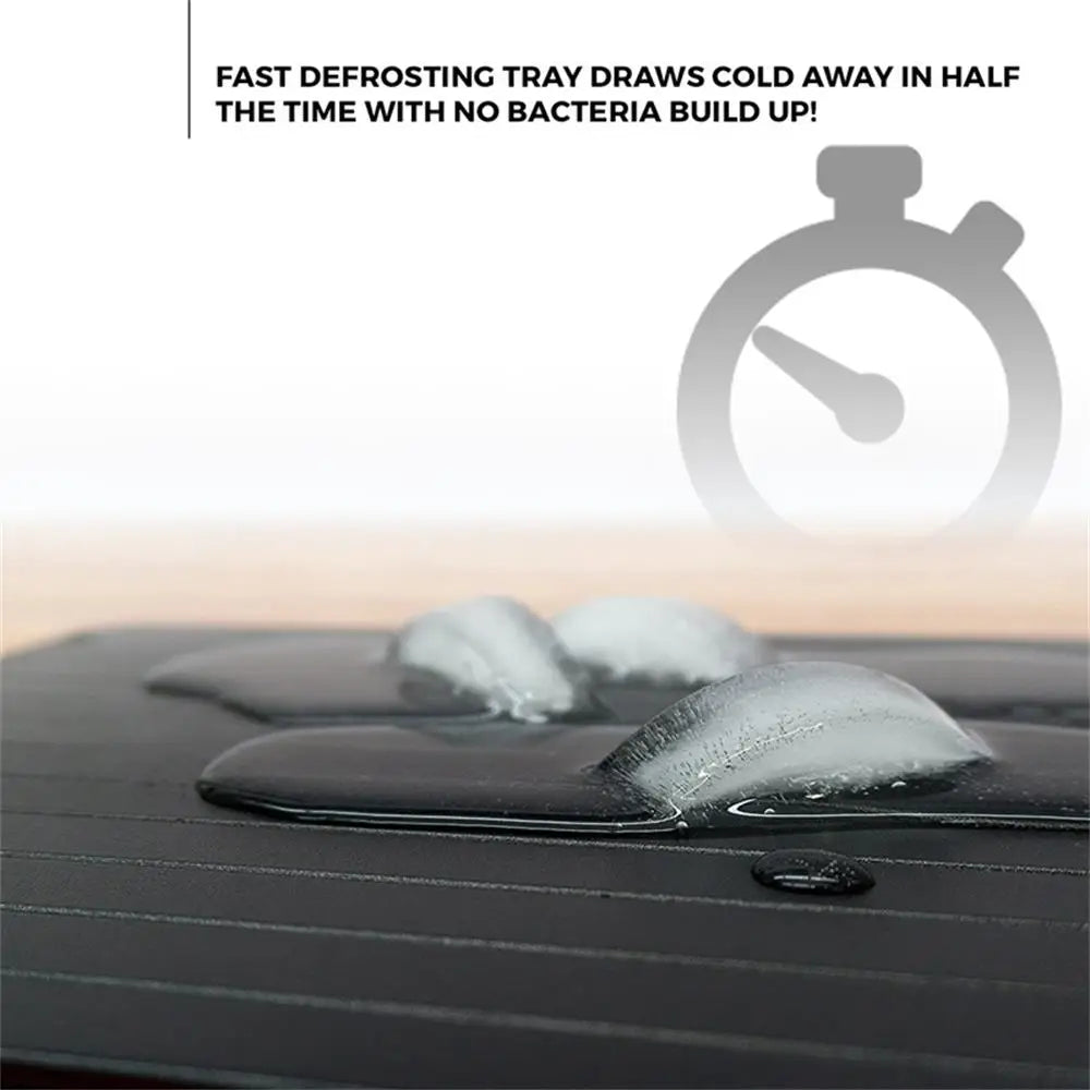 Fast Defrosting Tray Aluminium Alloy Thaw Food Defrosting Tray Frozen Meat Fish Food Tray With Brush Meat Tools KC0044