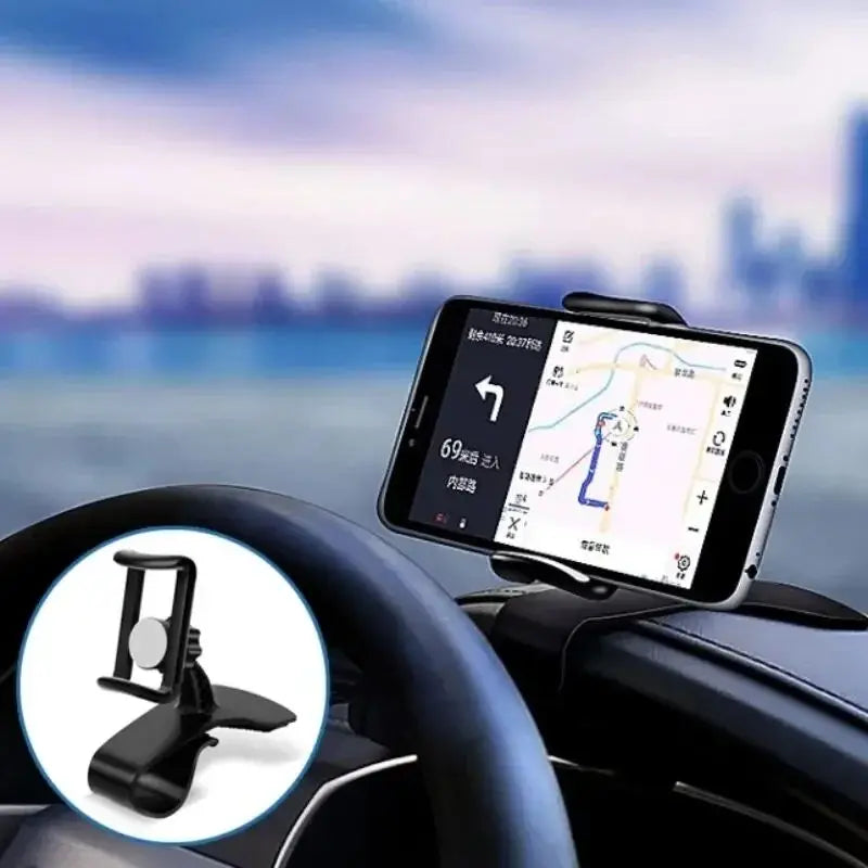 Universal Car Phone Holder Stand Dashboard Car Clip Mount GPS Bracket Car Mobile Phone Support in Car For iPhone Xiaomi Samsung