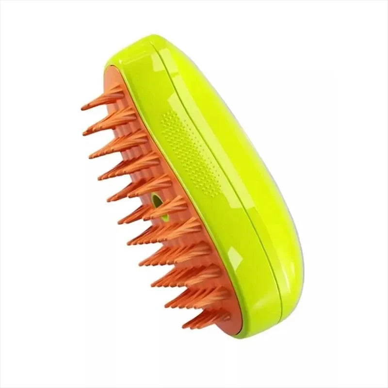 Steamy Dog  and Cat Brush Electric Spray Cat Hair Brush 3 In1 Dog Steamer Brush for Massage Pet Grooming Removing Tangled and Loose Hair