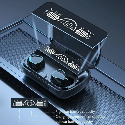 New Arrival M10 Earphone Wireless Headset High Quality Perfect Sound Earbuds Sports Game Music BT Headphone with Power Bank